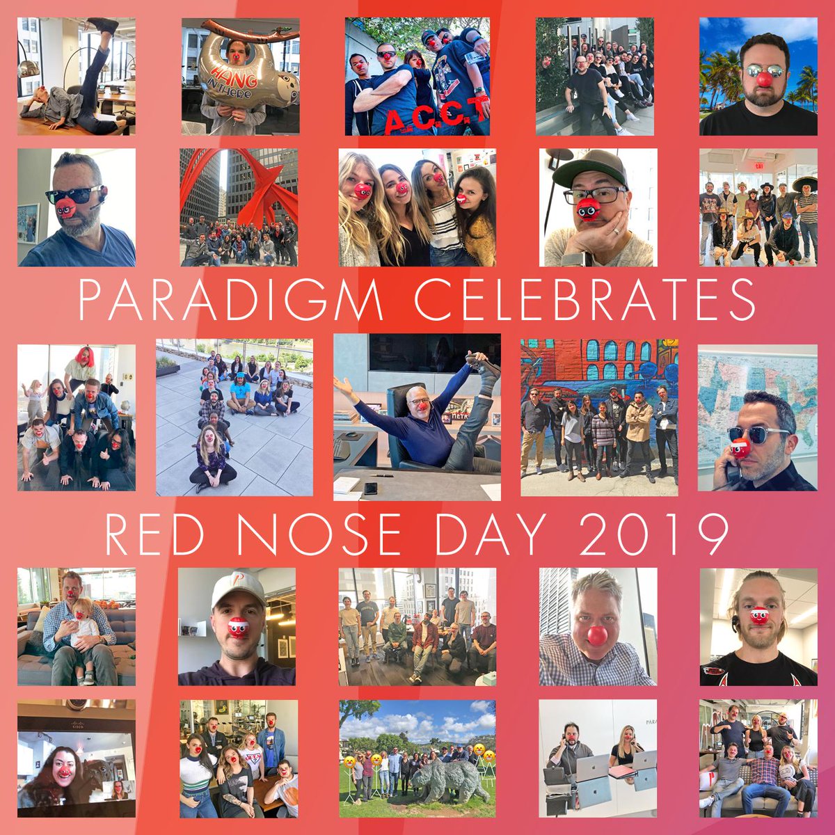 ParadigmTalentAgency (@paradigmagency) on Twitter photo The Paradigm team is #NosesOn to help end child poverty with <a href="/RedNoseDayUSA/">Red Nose Day USA</a>! Grab yours now and find out how to get involved at rednoseday.org #RedNoseDay The Paradigm team is #NosesOn to help end child poverty with <a href="/RedNoseDayUSA/">Red Nose Day USA</a>! Grab yours now and find out how to get involved at rednoseday.org #RedNoseDay