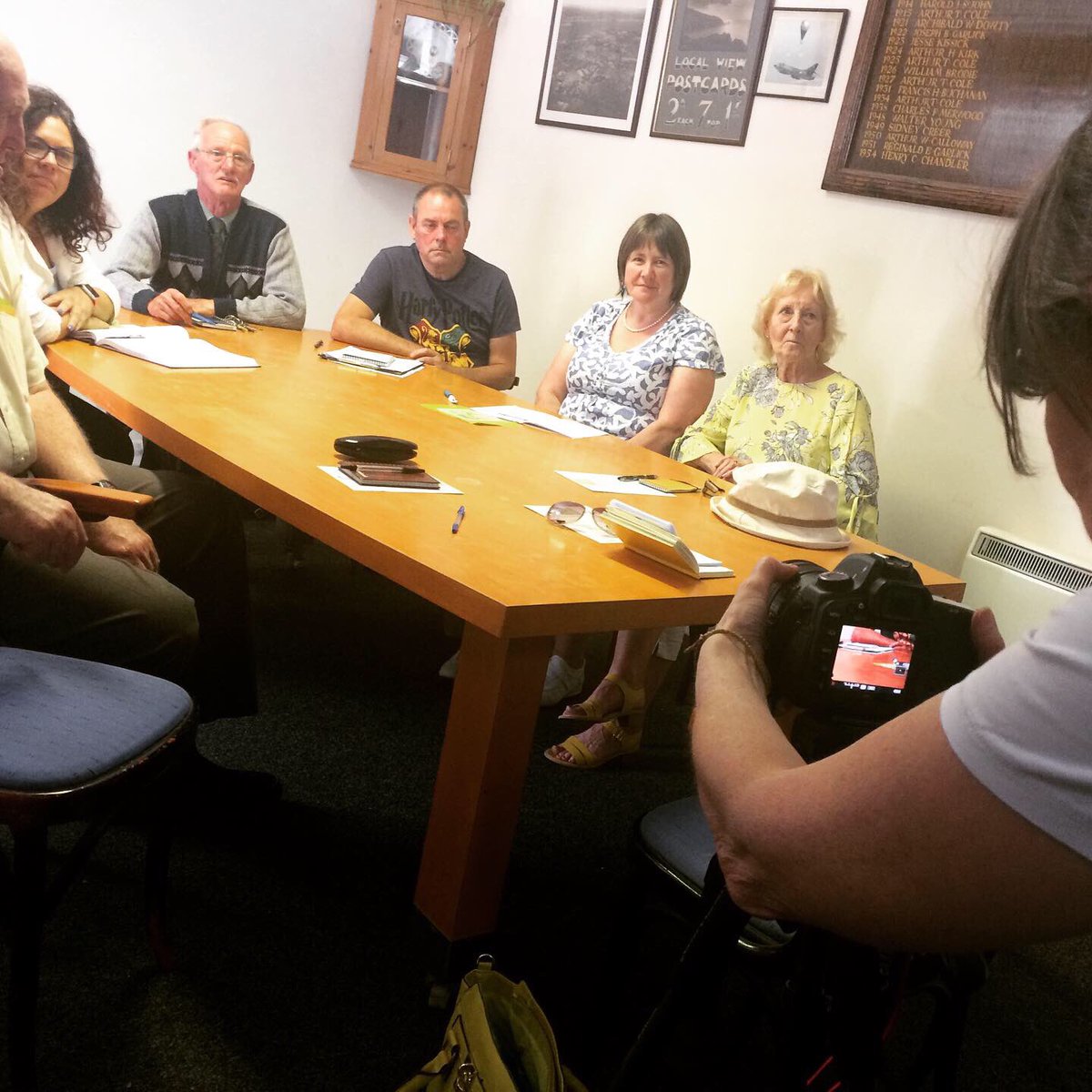 IW_CEP's tweet photo. Busy day in Totland &amp; Freshwater today with artist @Juliedmyers visiting the local archive and the parish council @TotlandClerk We’re all excited for our community event on 22 June. Watch this space... https://t.co/hQKqHnGBec