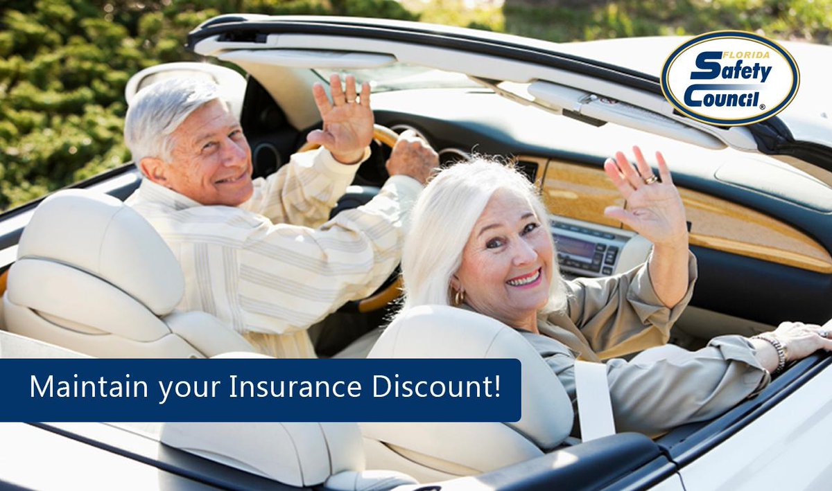 FSCsafety's tweet photo. Maintain your insurance discount and take the Insurance Discount- Mature Driver Course! Visit https://t.co/B9kZNQFsGd for more details 🚘
.
.
#safedriver #floridasafety #safetyfirst #onlineclasses #insurance #insurancediscount #geico https://t.co/YzMjukEOCm
