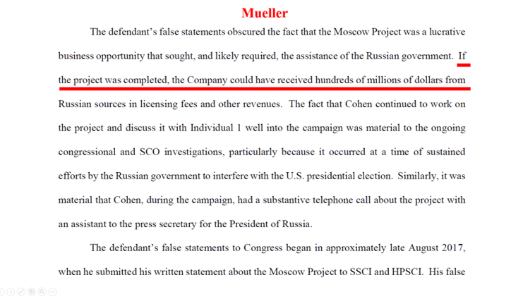 DanAlexander21's tweet photo. (1/11) How much money would Trump have made from a tower in Moscow? Both Robert Mueller and Michael Cohen have suggested “hundreds of millions.” So we did some math to see if that was true.

Cohen: https://t.co/rUhQ1pGVfa https://t.co/2lvCNrJ6jH