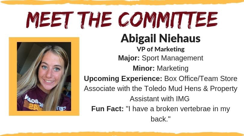 smac_cmu's tweet photo. 🚨Good afternoon, y'all know what time it is!!! Meet Abigail Niehaus, our Vice President of Marketing! Abigail is determined to make this conference a great experience for everyone. We hope you are all as excited as we are for SMAC in November‼️🔥⬆️ #SMAC #CMUSMAC #SMAC19 https://t.co/uMzQoAkv4e