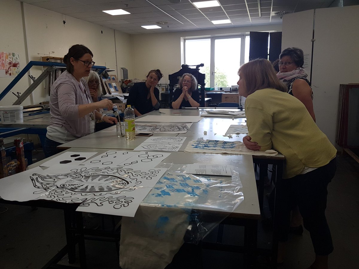 SammyAspden's tweet photo. Fantastic inspiring day with Shelley Castle and friends, preparing prints of students and artists work for #theoffering #torbayculture #eyeviewtorbay @eyeview_prog @sammid @gjdmedia https://t.co/QUVeVe3Fxv