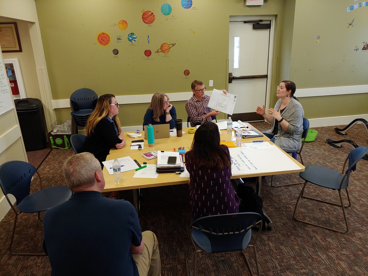 JoGetsCurious's tweet photo. Team at Trimble County Library for a planning and design session. Launching an even smaller version of #ScienceInPlay2Go very soon!! @KYScience @KDLALibDev @US_IMLS #doscience #kindergartenready https://t.co/M5xtKSDcON