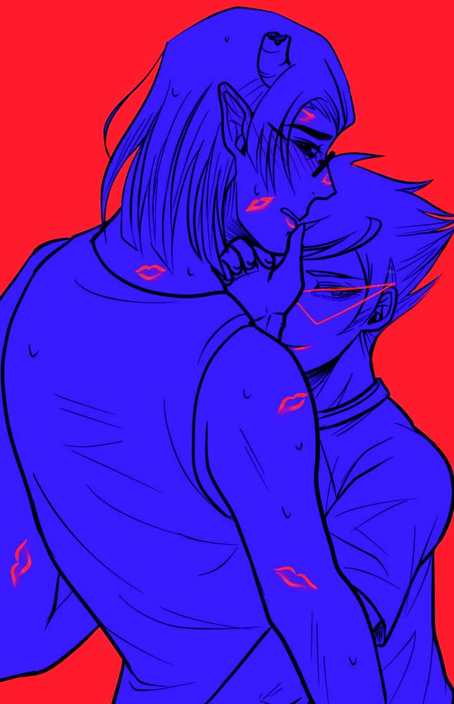 D4vepet4's tweet photo. H: He's mine. #Homestuck #Halquius https://t.co/dwTATULmAl
