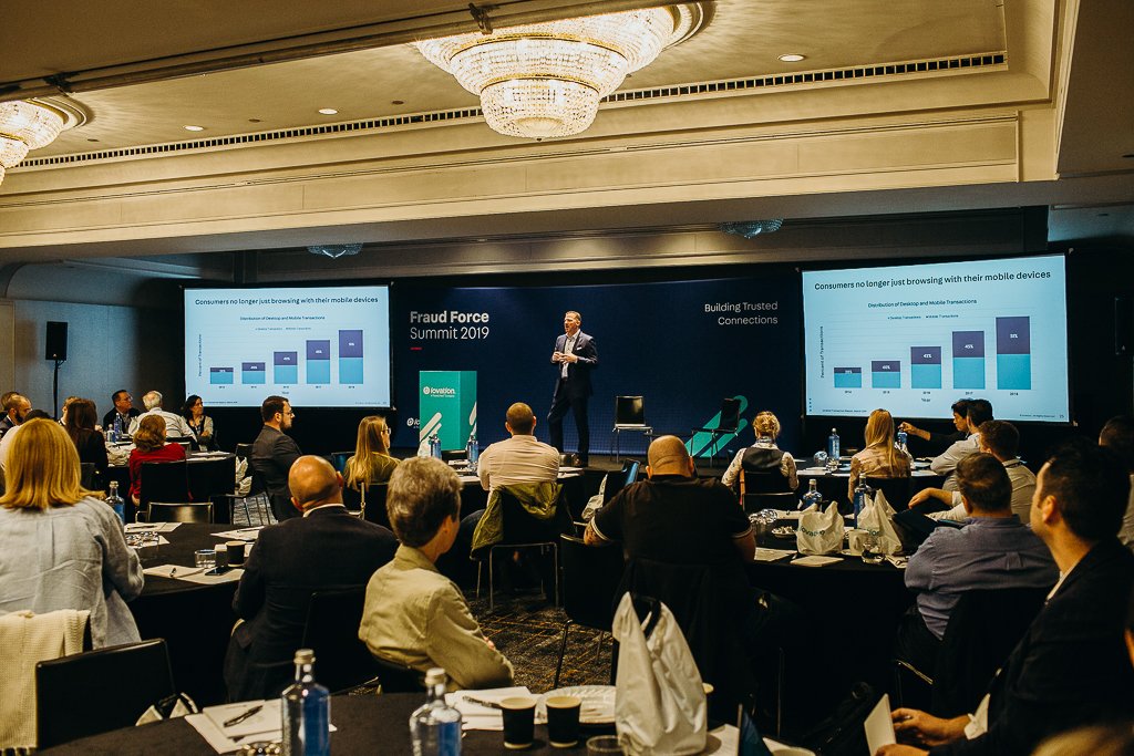 TU_TruValidate's tweet photo. Great day 2 at #FraudForce Europe. Our CEO kicks it off followed by sessions with @fastfuture, 4Finance, the European Cyber Crime and Fraud Investigators, Sun Finance Group and @provfin. https://t.co/eagqENiGvU