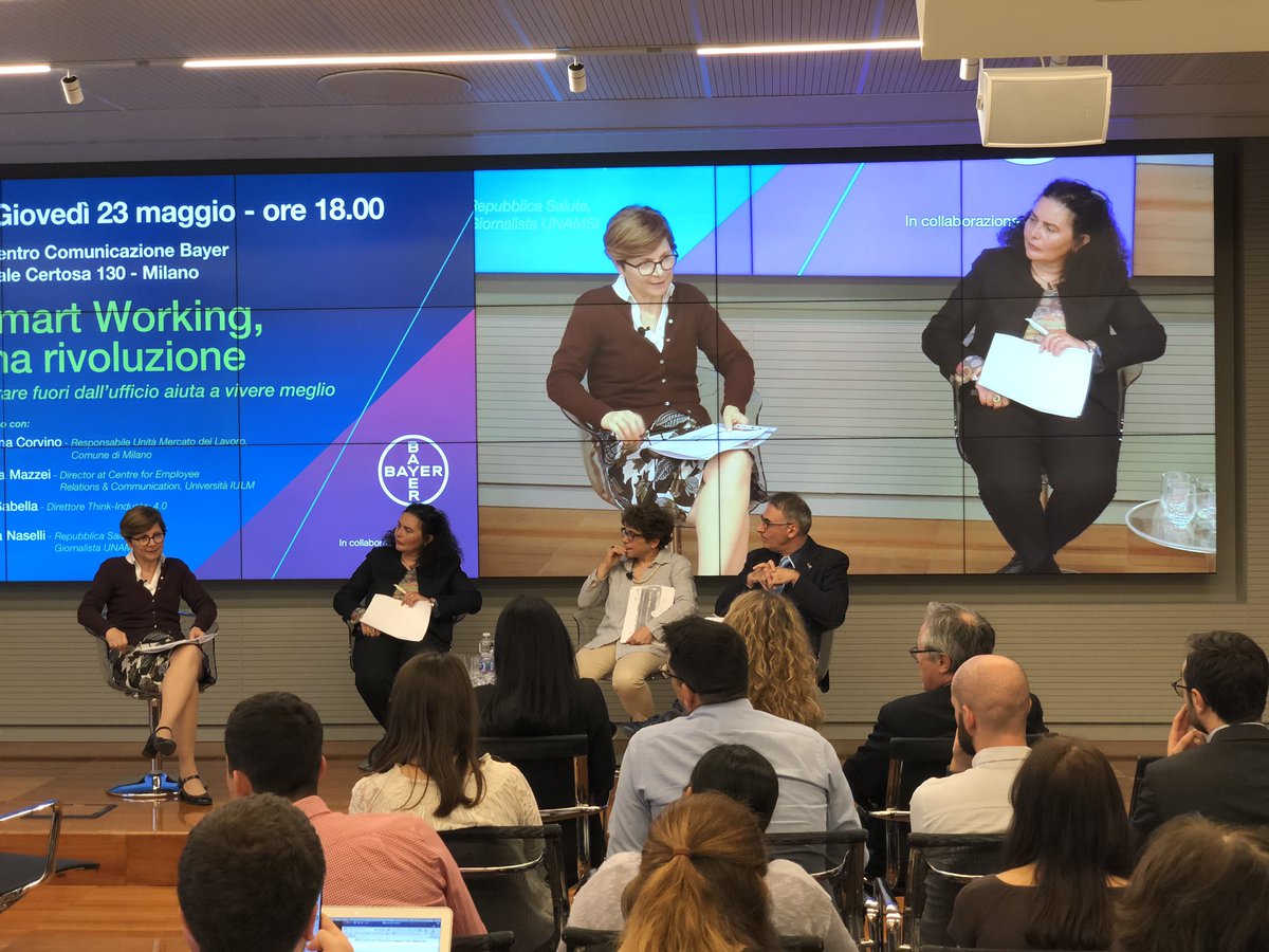 soc_rep's tweet photo. Con Alessandra Mazzei pariamo di #engagement. Le tre leve per ingaggiare il dipendente: le tutele sul lavoro, il contratto a tempo indeterminato e lo #smartworking, al terzo posto #ConosciamociMeglio https://t.co/CPYKiVsywl