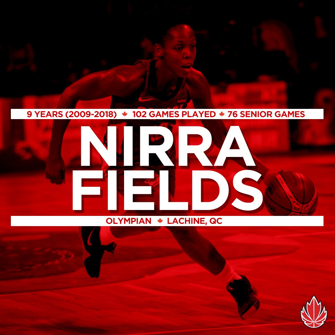 CanBball's tweet photo. FIELDS LOOKS FORWARD TO LIFE AFTER BASKETBALL.
Read more: https://t.co/1ivJUardi6 #WeAreTeamCanada @NirraFields https://t.co/mPiNCFwDiE