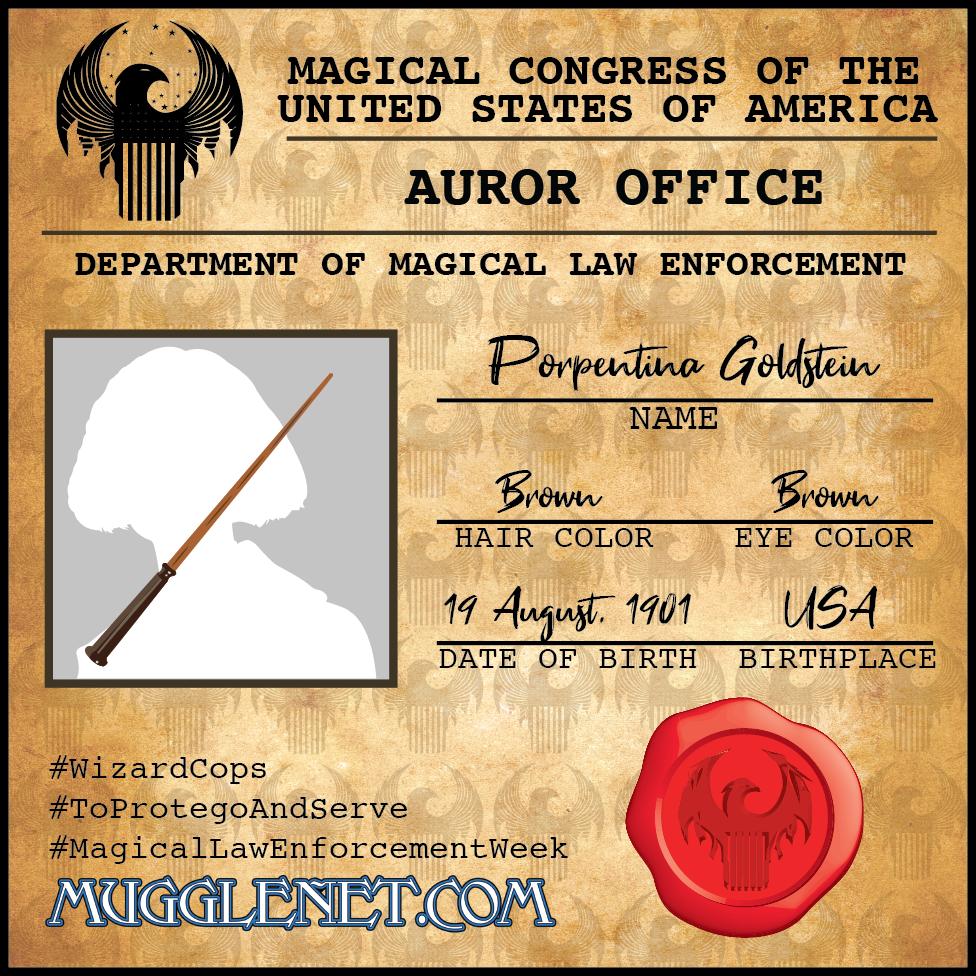 MuggleNet's tweet photo. #ToProtegoAndServe
Shout-out to the amazing Tina Goldstein, who was killing it in New York even when she was forced to be a Federal Wand Permit Officer.
#WizardCops #MagicalLawEnforcementWeek https://t.co/nUzGLdKD3I