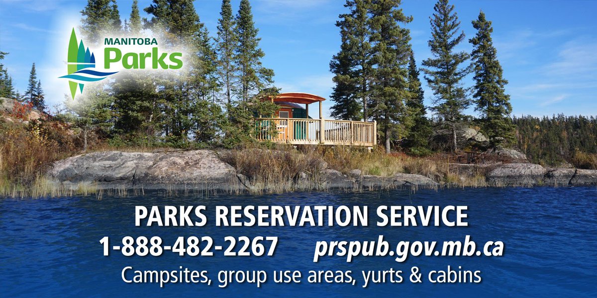 MBGovParks's tweet photo. Find a campsite for this weekend in provincial parks!  Our Parks Reservation Service is ready to help you find your perfect campsite, yurt/cabin or group use area.
💻 https://t.co/IVoWJs6RXq 
📞 1-888-482-2267
#ManitobaParks #ExploreMB https://t.co/7HmeJQJ80A