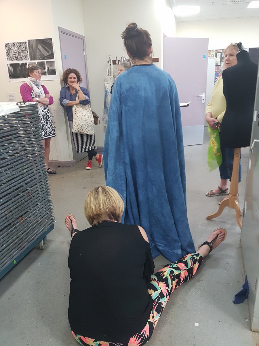 SammyAspden's tweet photo. The most stunning cape design in progress, made by #dressmakeroftheyear finalist @sammid for #theoffering @eyeview_prog Sam you are so talented https://t.co/idTxhnhLaL