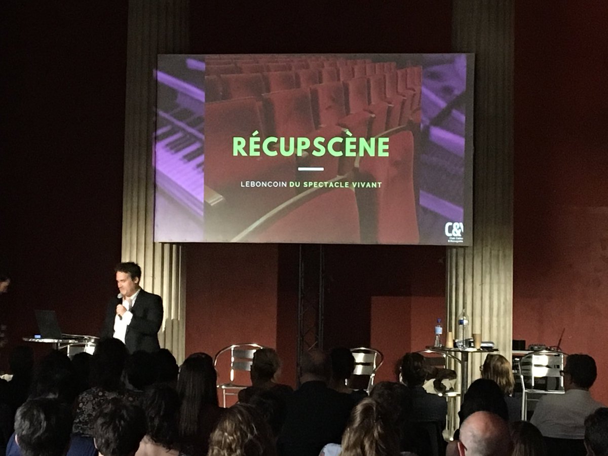 PlazFra's tweet photo. ⁦@Recupscene⁩ remporte le prix #spectacle-vivant #innovation ⁦@Culture_Mgmt⁩ 2019. Bravo ! #ICC ⁦@BF_TechServices⁩ https://t.co/8iTcf2rmqz