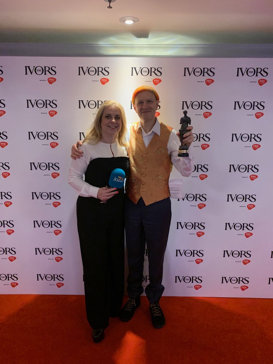 Ivors Jazz Award recipient  ⁦<a href="/djangobates/">Django Bates</a>⁩ ⁦⁦<a href="/jazzfm/">Jazz FM</a>⁩