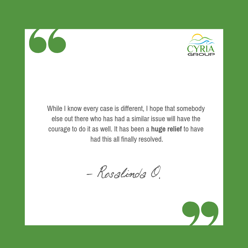 We're dedicated to the protection of the timeshare industry, without compromising individual timeshare owners. See Rosalinda's thoughts about her experience with Cyria Group!
#CyriaGroup #Testimonials #HappyClients