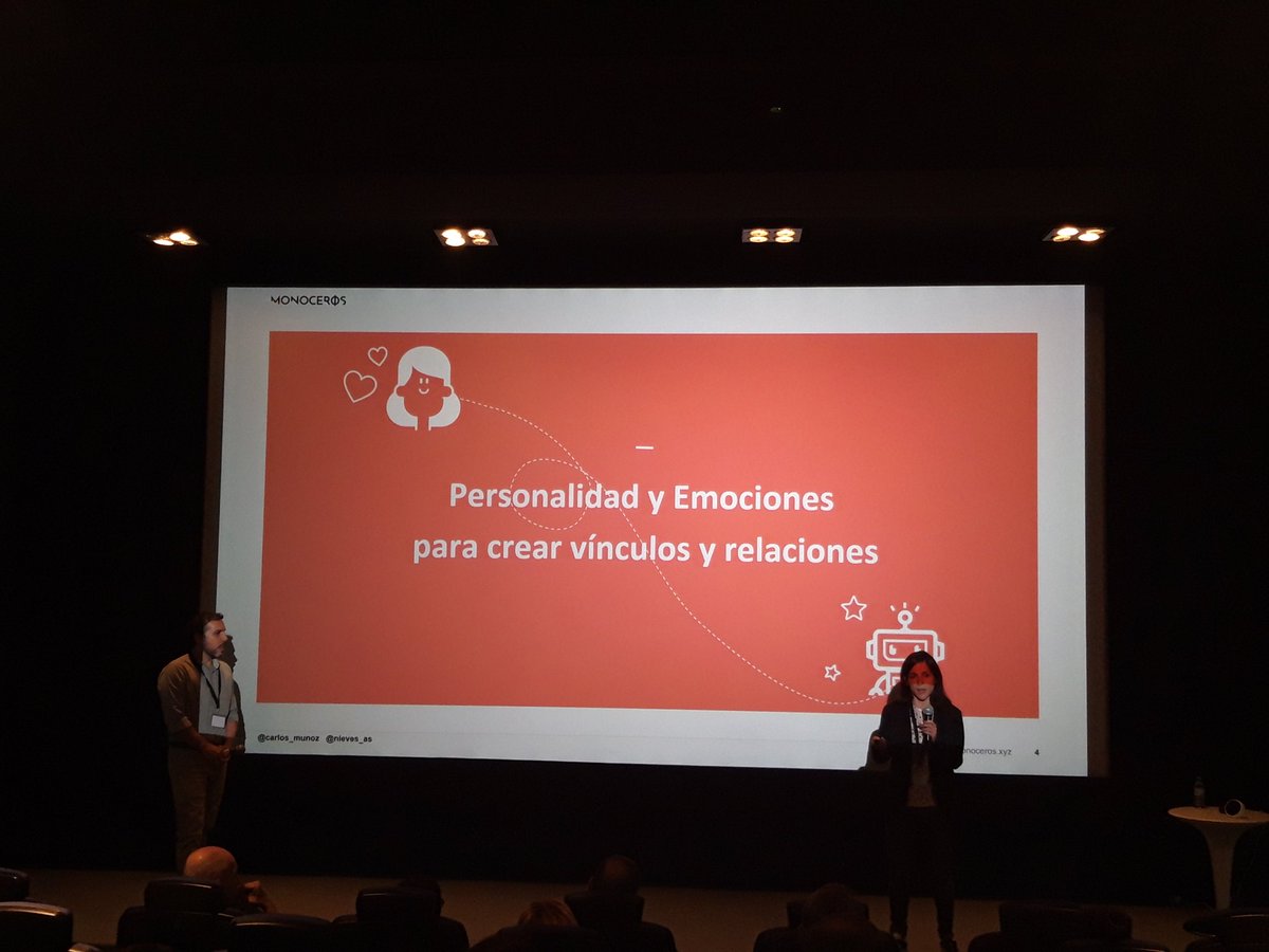 La personalidad y las emociones son esenciales en los asistentes de voz. <a href="/nieves_as/">Nieves Ábalos 🤖💬✨</a> y <a href="/Carlos_Munoz/">Carlos Muñoz-Romero</a> hacen posible que empaticemos con ellos. #VoiceTech #DisruptersDay
