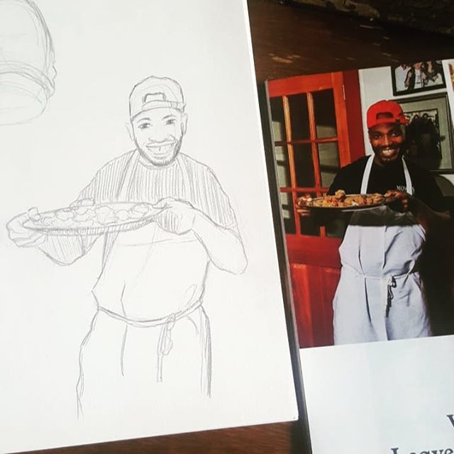 artofbudmcleod's tweet photo. morning sketch. you can study or draw inspiration from anywhere. even food magazines like @bonappetitmag 
but maybe remember to eat something before 😅 (stomach growling)
.
.
.
#morningdrawing #morningsketch #sketch #study #practice #pencil #graphite … https://t.co/yyjkmWHE7V https://t.co/1IxQaiTGu2