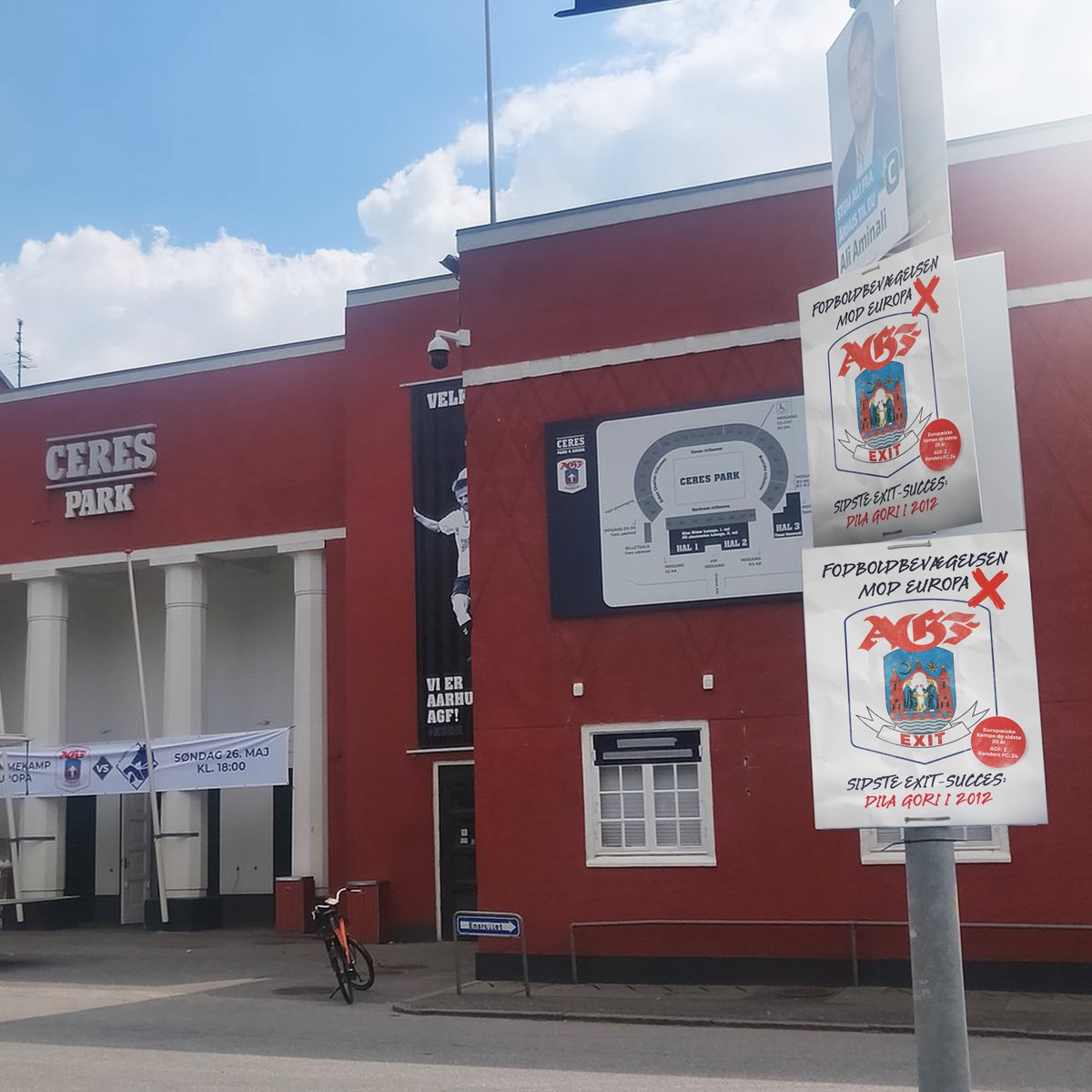 Randers_FC's tweet image. På søndag er der en vigtig fodboldkamp - men også et vigtigt valg til Europa-Parlamentet ✍️❌

Som fodboldklub forholder vi os politisk neutralt, men mangler du inspiration til, hvor du skal sætte dit kryds, så kan du måske kigge forbi Ceres Park i Aarhus... 😉

#randersfc #sldk