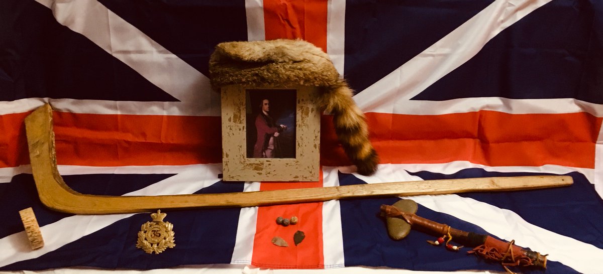 BrianGalama's tweet photo. Photo shoot of the hockey stick from the 1700s that the 44th (Thomas Gage) and 35th Regiments of Foot had in North America. @TeamGBicehockey @IIHFHockey @NHLPA #hockey @TaraSlone @RonMacLeanHTH @CoachsCornerDC https://t.co/WIwIkT9k4n