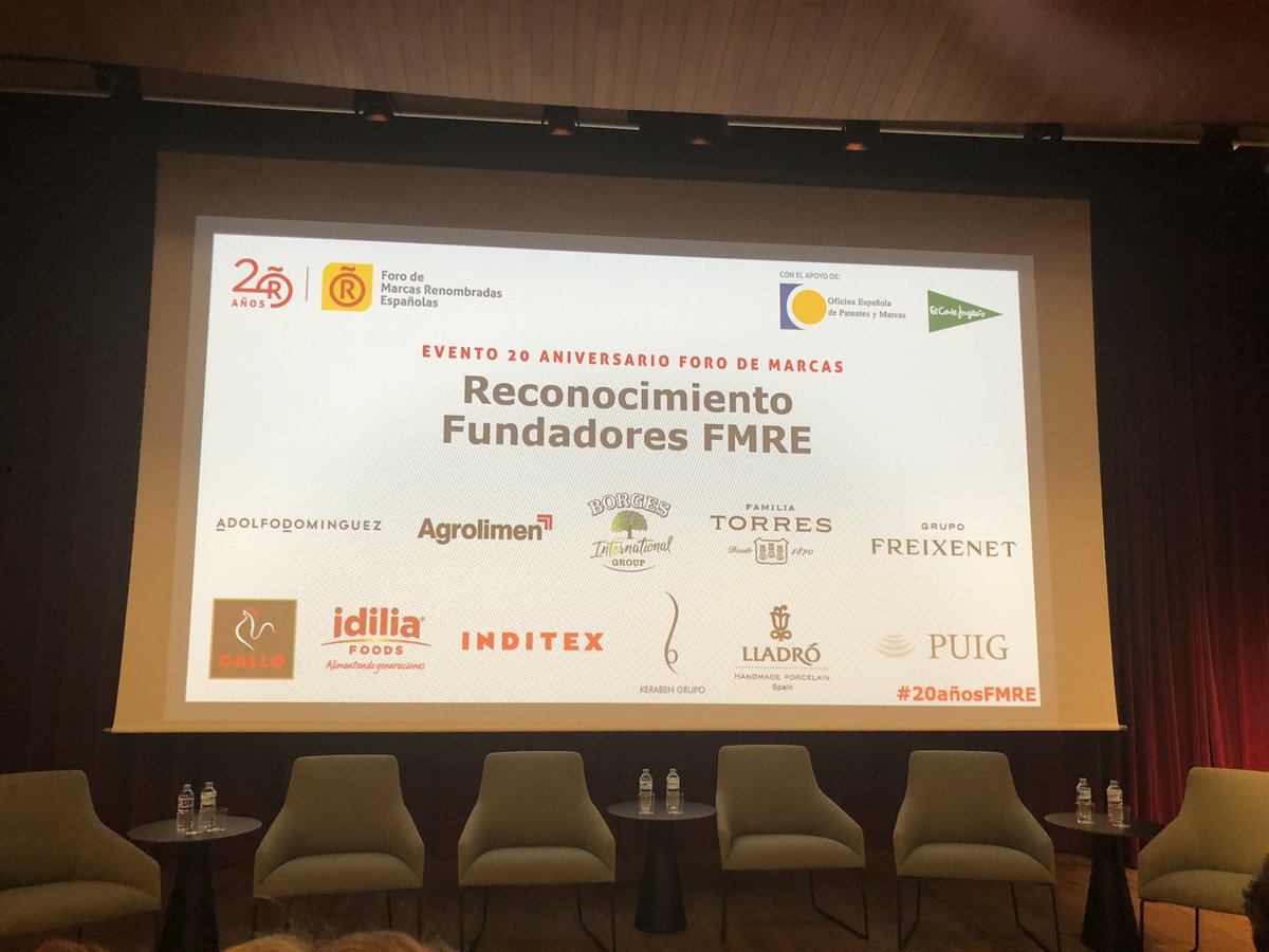 #20añosFMRE un ejemplo de marca España <a href="/BrandsofSpain/">Foro de Marcas Renombradas Españolas</a> representando la imagen pais a través de las 100 marcas españolas más internacionalizadas.