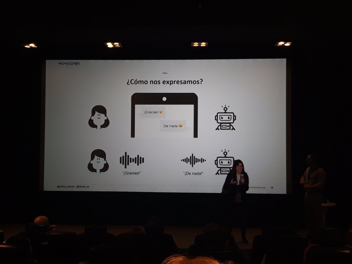 .<a href="/nieves_as/">Nieves Ábalos 🤖💬✨</a> y <a href="/Carlos_Munoz/">Carlos Muñoz-Romero</a>  nos descubren los elementos básicos de los asistentes de voz: "Objetivo, personalidad y comportamiento". #VoiceTech #DisruptersDay