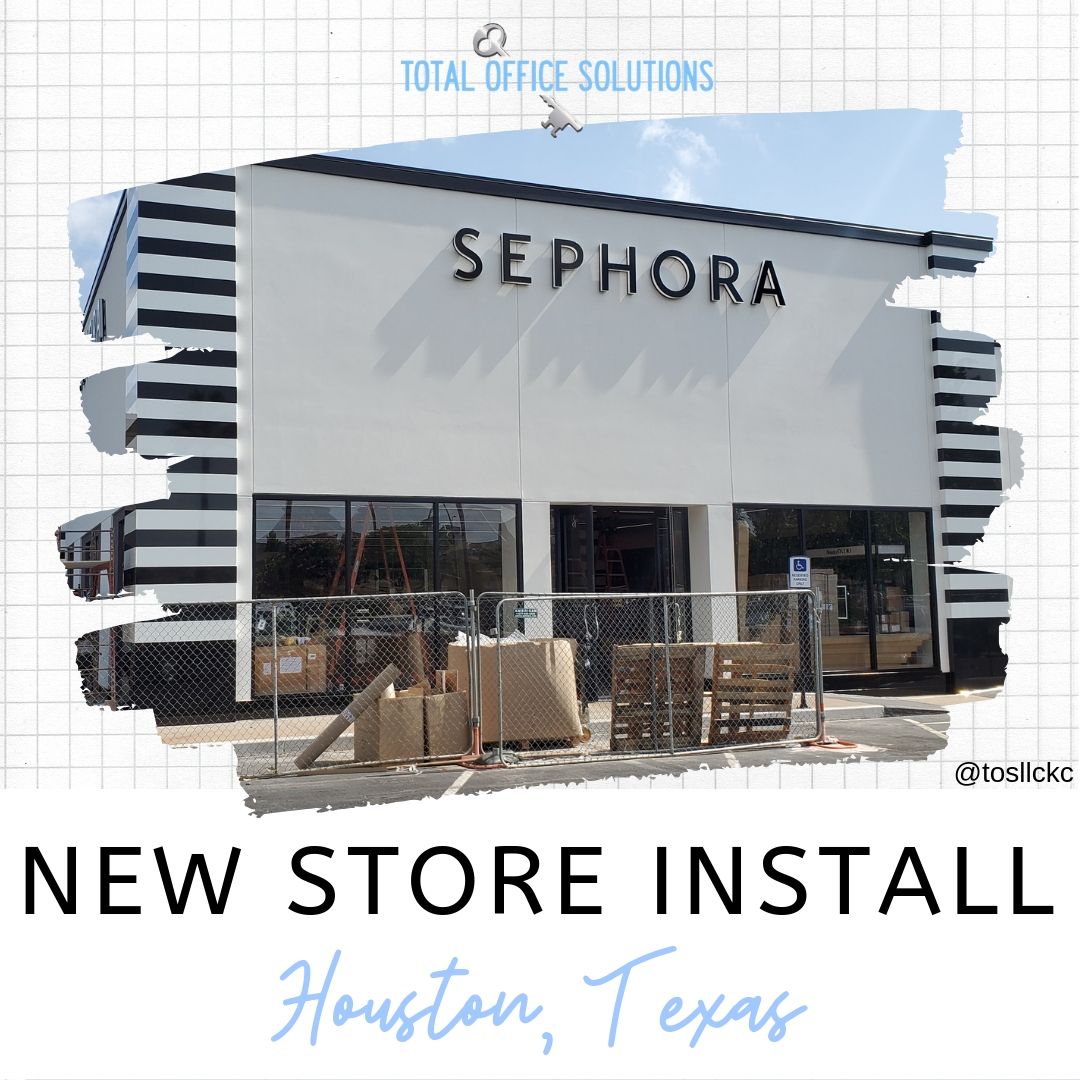 TOSLLCKC's tweet photo. Spent the week working at @Sephora in @houstontx installing phones, pcs, pos, wifi, and network peripherals. #comingsoon #dirtyjobs #ryobi #dymo #kleintools #pelicancase #flukenetwork https://t.co/36bjzsjuNI