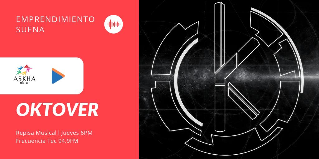 TecSoundsRadio's tweet photo. HOY en #RepisaMusical tendremos un programa especial en colaboración con @ASKHAMexico &amp; @GETstartupmx con la idea de apoyar nuevo talento musical en cualquier parte de México 🇲🇽 

¡Escucha Emprendimiento Suena💥🎤 a las 6PM⏰!
🎧 #YøungVøltaire 
🎧 @QualiaMX 
🎧 @Oktovermusic https://t.co/gaNubPUHfN