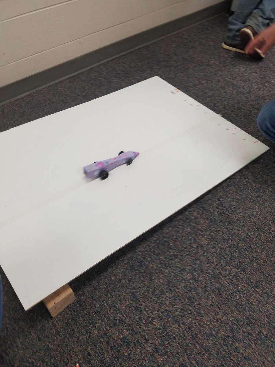 GHSEngineerTech's tweet photo. Pre-Race test day for #IntroToEngDes CO2 dragsters. Weight check, wind tunnel test, wheel alignment and spin tests. Tomorrow we race! https://t.co/iAe5ebtOoY