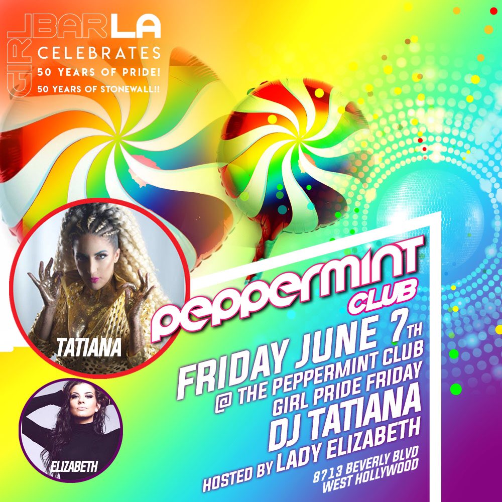 #girlpridefriday #girlbarla #peppermintclub  advance tickets  $10  on eventbrite.com Girl Pride Peppermint Club..