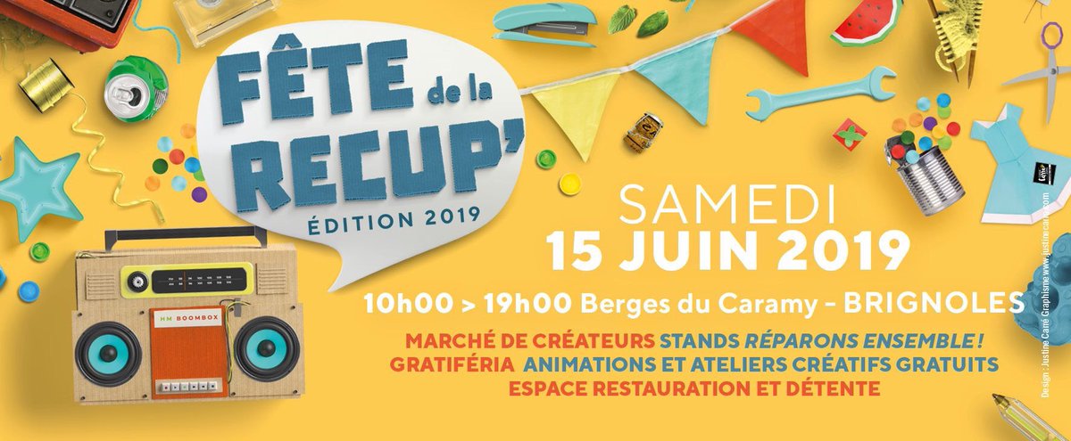 Marion_Leclerc's tweet photo. La Fête de la #Récup’ revient à Brignoles ! Marché de créateurs, #RepairCafé, #gratiferia, ateliers créatifs gratuits et animations variées tout au long de la journée ! Un événement pour promouvoir les actions de #reductiondesdechets comme la #réparation et le #réemploi ! https://t.co/mfdkys8Sqi