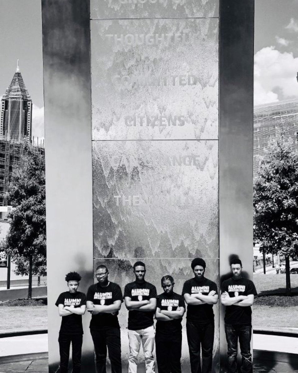 GrizzliesPrep's tweet photo. "Never doubt that a small group of thoughtful, committed citizens can change the world."

#GrizzliesPrep at the National Center for Civil and Human Rights in Atlanta. https://t.co/cY32BjM7GQ