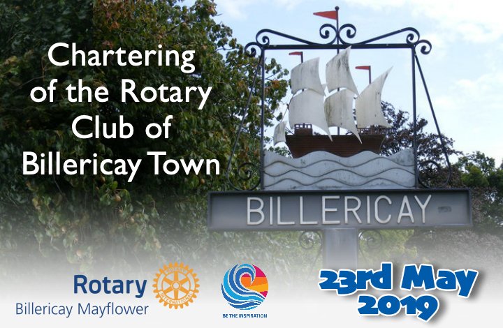 Mayflower_Pres's tweet photo. Billericay Mayflower Rotary Club celebrates Chartering of Satellite Club.
Rotary Club of Billericay Mayflower
https://t.co/oX5pZWlAiG https://t.co/EUI4bNGmjZ