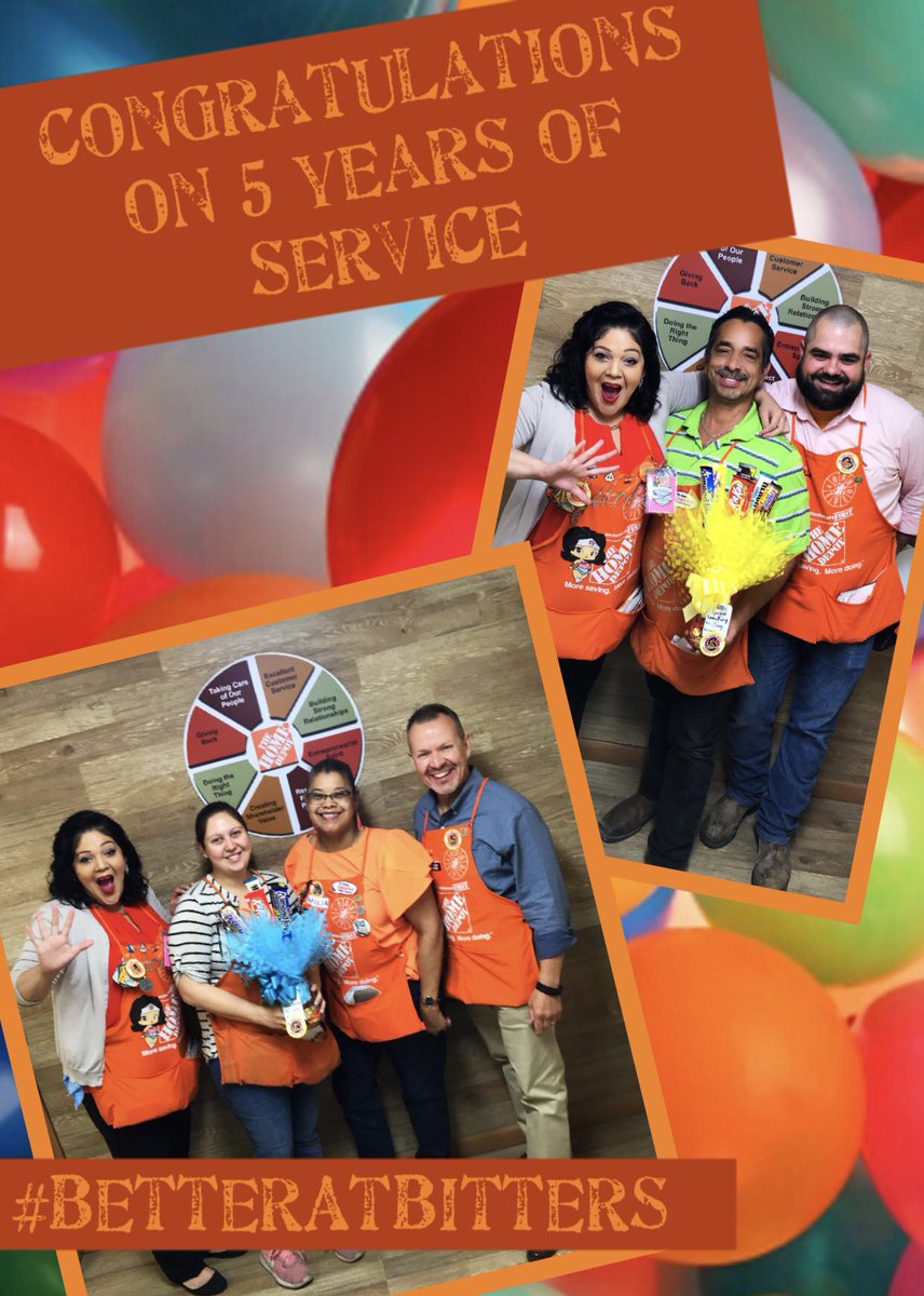 MyDepotRocks's tweet photo. 💥Woo Hoo!💥 5years is a milestone, congratulations to Plumbing associate Leroy and Flooring DS Jordan on completing 5 years of service! Enjoy that 3rd week of vacay y’all! 🤗
#BetterAtBitters #YearsOfService #YOUROCK #582STRONG https://t.co/BJQIb7huAe