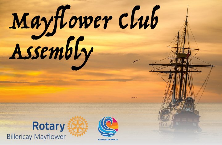 Mayflower_Pres's tweet photo. Club Assembley
Rotary Club of Billericay Mayflower
https://t.co/nuCLxmS3R8 https://t.co/ZjDPtjz3WU