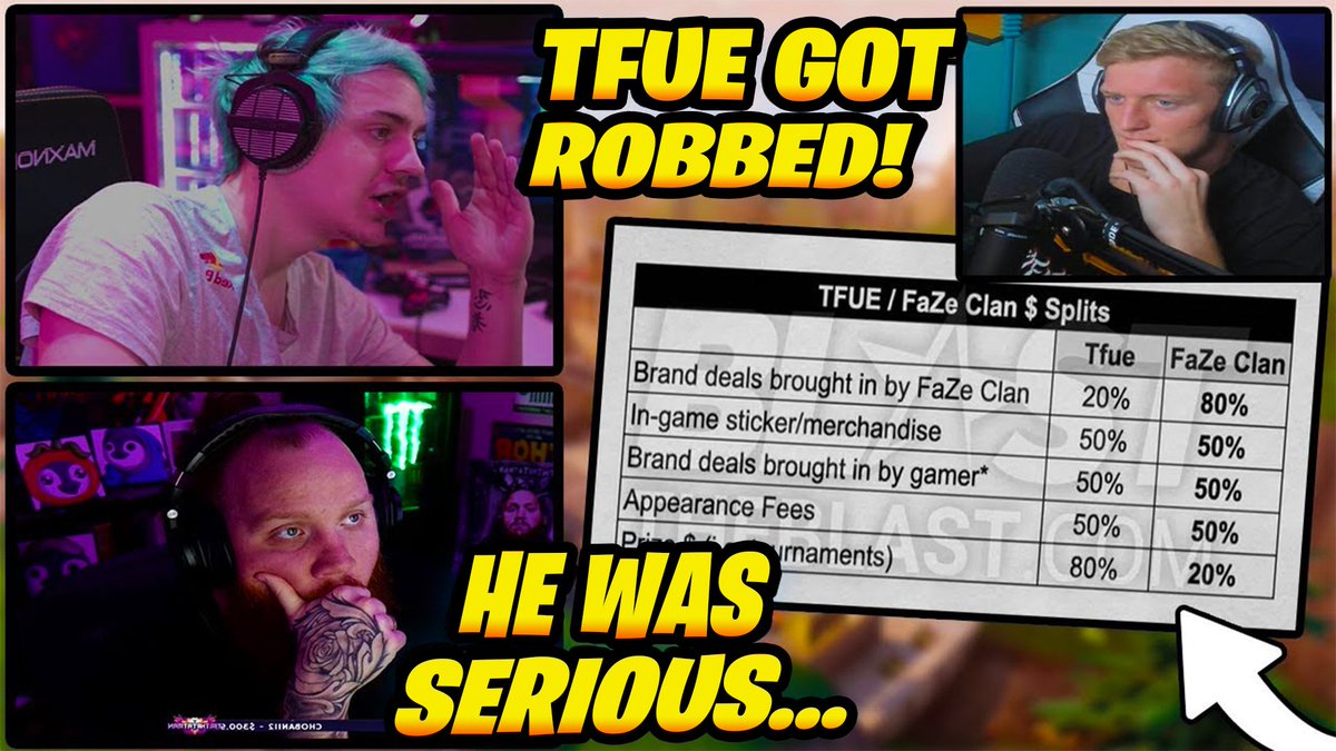 FortnitemonkaYT's tweet photo. Ninja &amp; Tim React To Tfue's FaZe Contract! (FaZe is Lying) 😱
LINK https://t.co/i9K9SkehKL

#fortnite #tfue #faze #drama #season9 #ninja #timthetatman #ReleaseTheContract https://t.co/PzldcBqT15