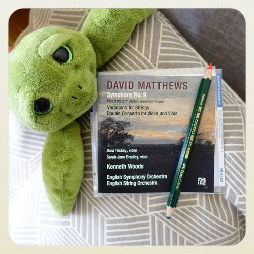 ClassicalCritic's tweet photo. #morninglistening to #DavidMatthews #Symphony No.9 w/@KennethWoods &amp; @EnglishSymphon on @NimbusRecords / @WyastonEstate

Amazon: https://t.co/78Dgf5fhLk

on #WorldTurtleDay.

@surprisedbeauty music!

#classicalmusic #classicalmusiccollection #classicalc… https://t.co/Nu8sGCS6wm https://t.co/3GkpTpxFux