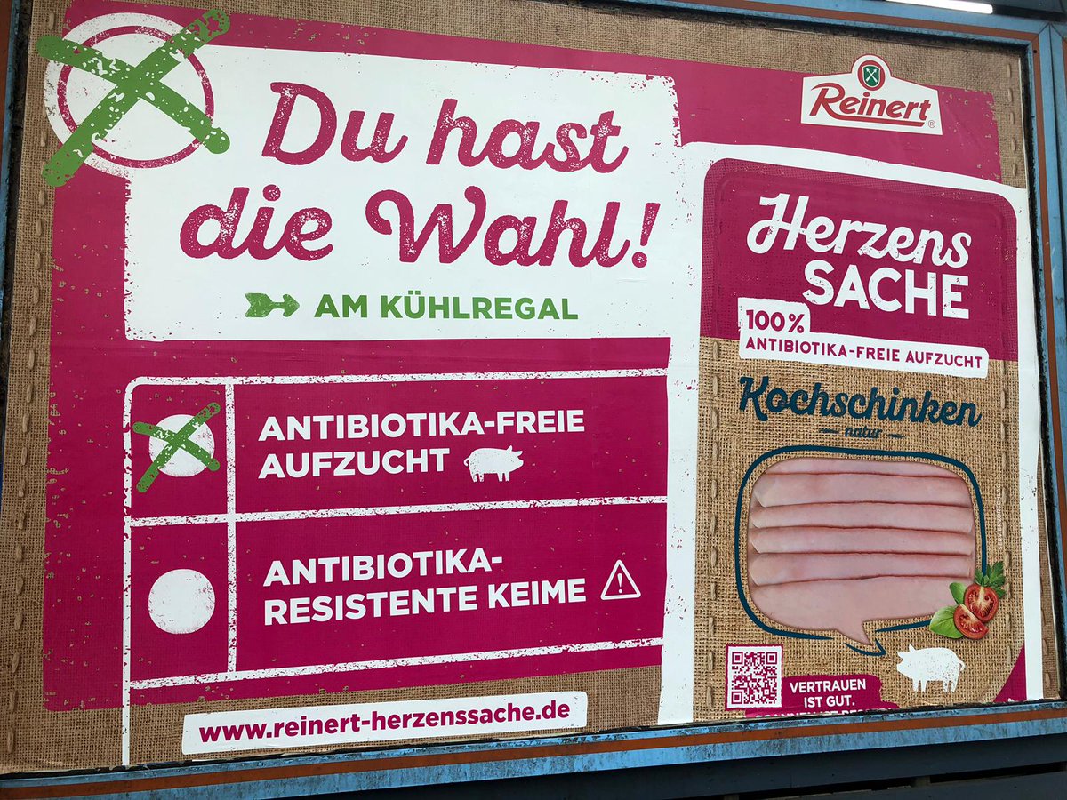 Jess_Nie_'s tweet photo. Endlich wird das Thema #multiresistenteKeime durch die Gabe von Antibiotika in der Tiermast sichtbar aufgegriffen!
Mehr davon!
#amr #weamuse #globalhealth #health #food #advertisement https://t.co/bTIOX6PKtc