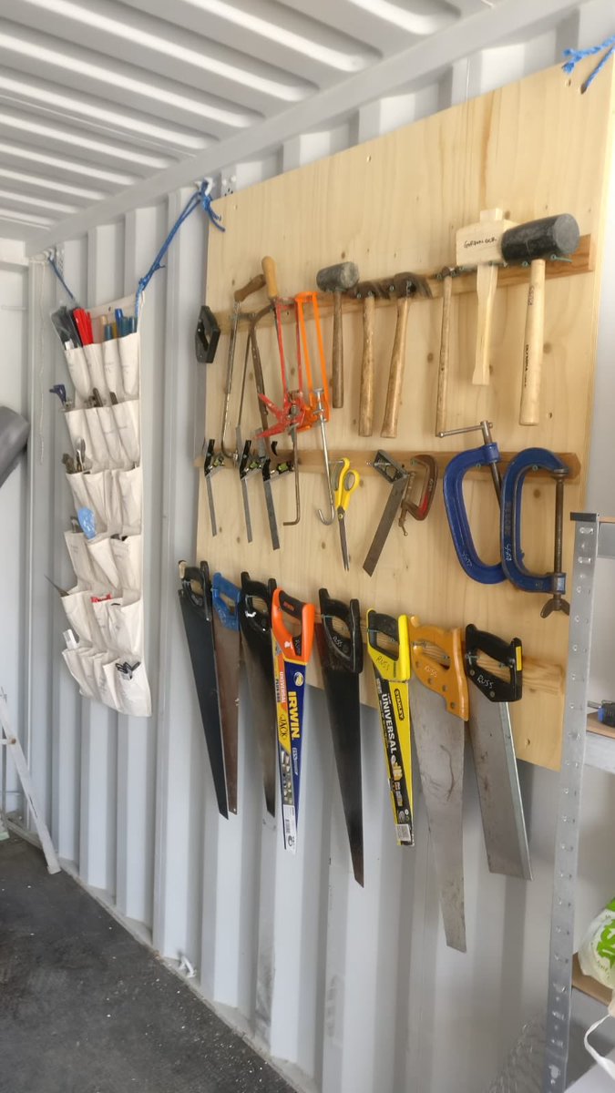 BringellyLtd's tweet photo. A productive day on site here @RUSSLewisham hub. Making ready for the next volunteers with an efficient tool shed and welfare. Setting out foundations with @habitatforhumanity the sun shone and we’ve made some excellent progress. #peoplepoweredhomes #communityledhousing https://t.co/72Od541WAY