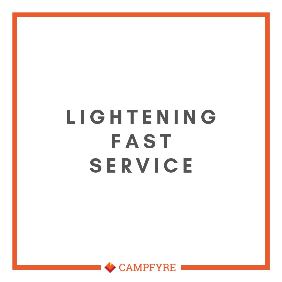Lightening fast service is one of the many services we provide! Give us a try with our 15 day free trial! buff.ly/2SXAZWR