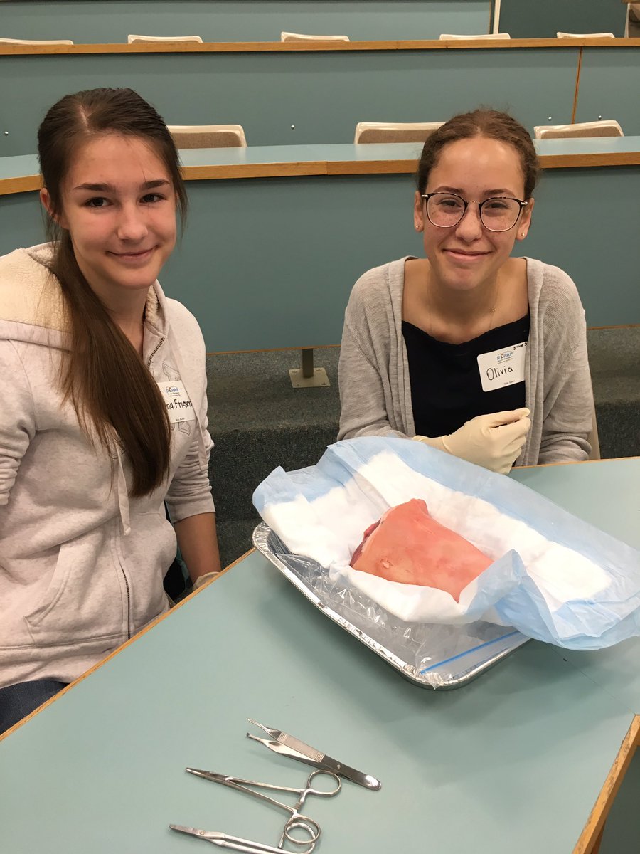CityofBrooks's tweet photo. Highschool students learning health professional skills such as suturing! Thanks to @AlbertaRhPAP and our amazing local health care staff for helping today.
#RhPAP #ruralalberta #brooks https://t.co/GgOciFlD9E
