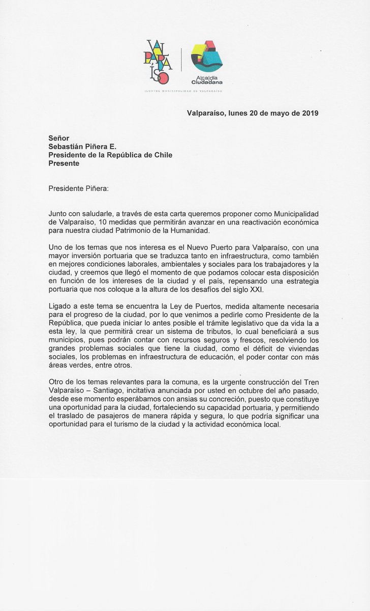 Carta Colaboracion Economica