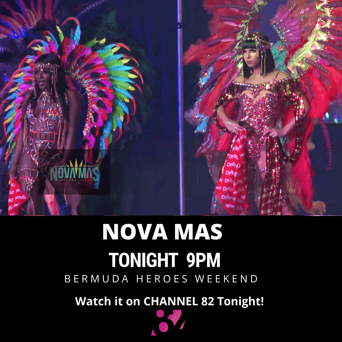 partydotbm's tweet photo. Watch the Parade of Bands tonight on Channel 82. Tonight's featured band is Nova Mas, fFollowed by Code Red and Party People It all starts at 9PM on Channel 82!!!! https://t.co/U0FENaHbNh