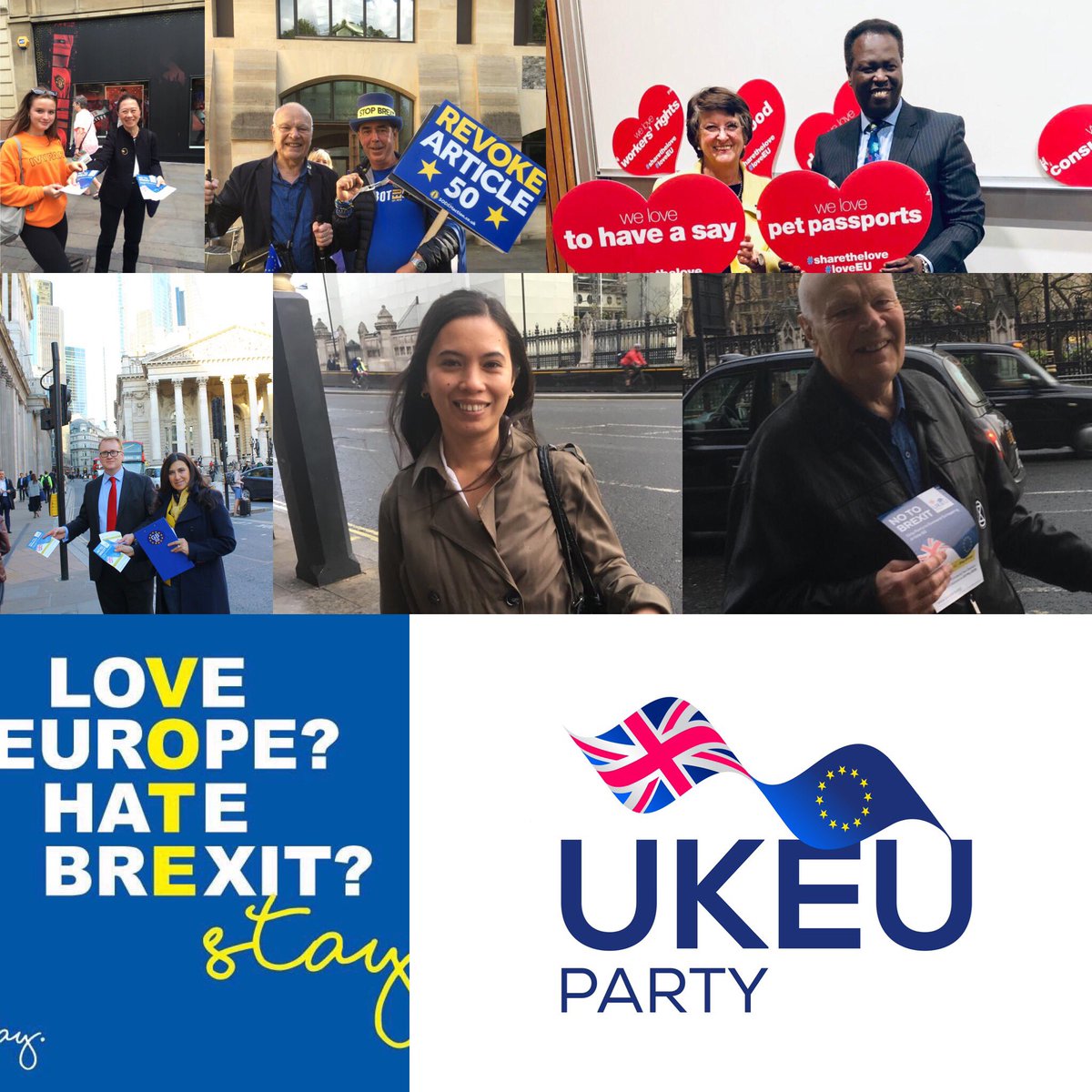 theukeuparty's tweet photo. Once the madness of the #EUelections19 ends tonight, do please check out The UK EU Party. We’re made up of Europeans citizens living in the UK, and we’re the only UK/English party which stands for revoking Article 50. We have a long term commitment and vision. #fbpe #VoteRemain https://t.co/YUa39uopu2