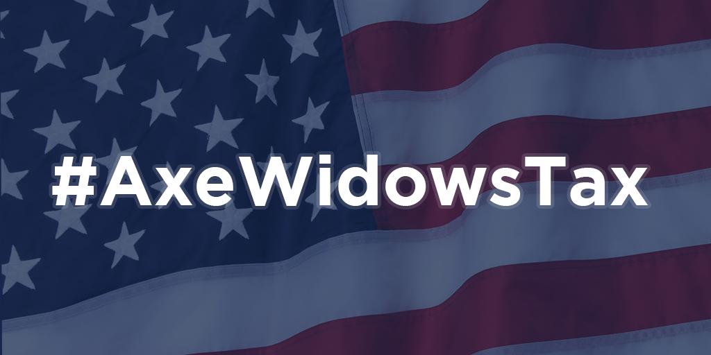 TAPSorg's tweet photo. In honor of Memorial Day, let’s #AxeWidowsTax to honor our fallen service members and the sacrifices their families have made to protect our country and freedoms. https://t.co/OtTq0Mo37z