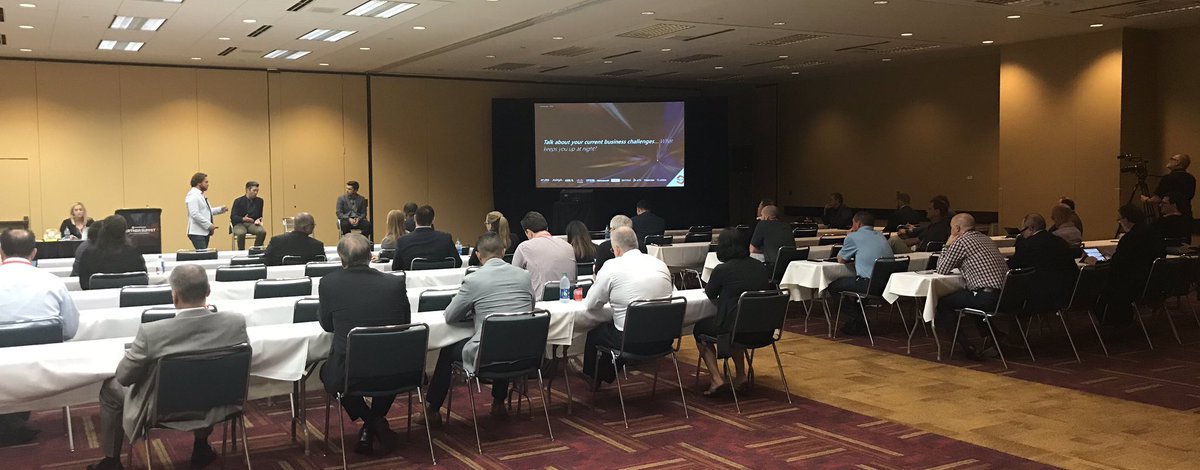 nlord53's tweet photo. Greet turn out for session 1 of the Focusing on Key Verticals breakout at #ScanSourcePartnerSummit https://t.co/lIPtPl5loX