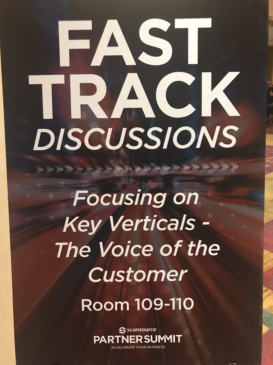 nlord53's tweet photo. Greet turn out for session 1 of the Focusing on Key Verticals breakout at #ScanSourcePartnerSummit https://t.co/lIPtPl5loX