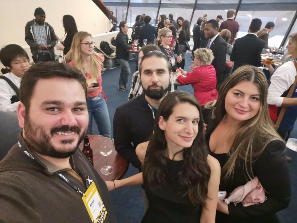 VboutMena's tweet image. VBOUT&apos;s CEO and CMO, Richard Fallah and Eddy Nachabe, during their participation at Collision conference in Toronto, Canada.
#NetworkTO @vboutcom, @BSynchro, @ideatolife, @Handissofficial, @USJLiban