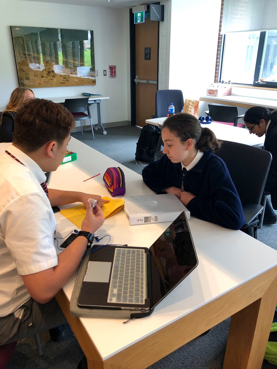 AOG16's tweet image. Peer to Peer Math Study Sessions @TCSBears are underway! Great student-led initiative:) 👍#TCSProps #yougotthis #exams2019