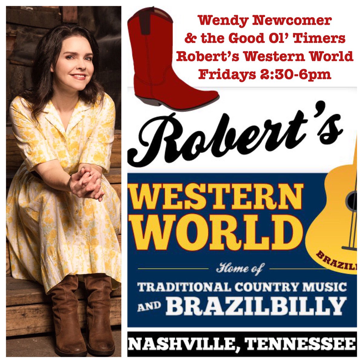 WendyNewcomer's tweet photo. Thank God It’s (almost) Friday! We’ll be playing all your favorite country classics tomorrow at @RobertsWWorld, 2:30-6pm! Join us! 📷: Doug Littlejohn #wendynewcomer #robertswesternworld #countrymusic https://t.co/xR0fTPhVRk