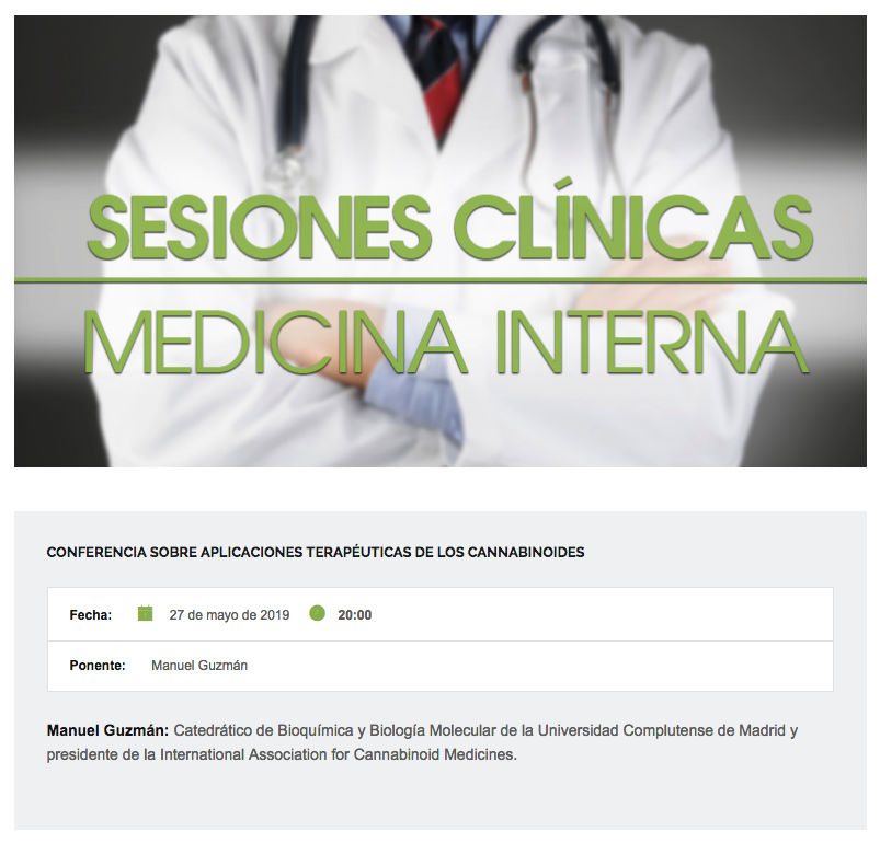 ✅ No os perdáis esta próxima conferencia que organiza el Colegio Oficial de Médicos de Granada en su sede el 27 de mayo #hemp #cannabinoide #cannabis #hbd #expogrow #cbden