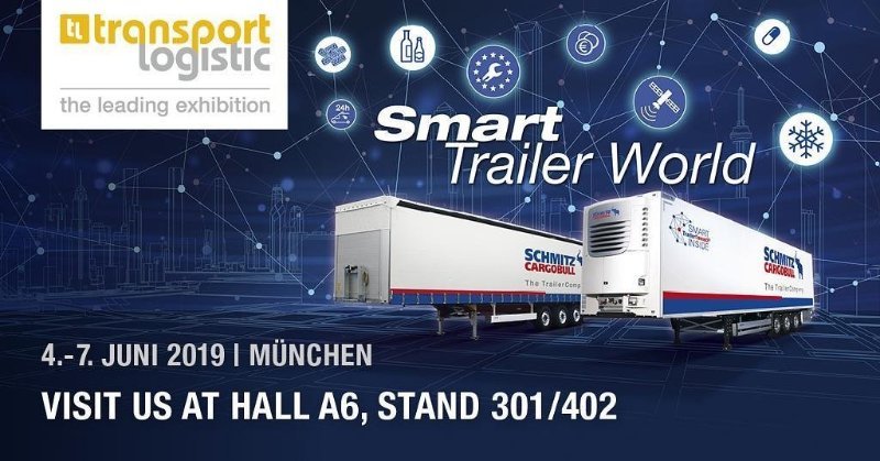 CargobullUK's tweet photo. There's another chance to get a closer look at the #SmartTrailerWorld at @transport_messe in two weeks - make sure you visit us to see how our telematics and cooling unit technology can reduce your total cost of ownership https://t.co/WjW9hRUar0