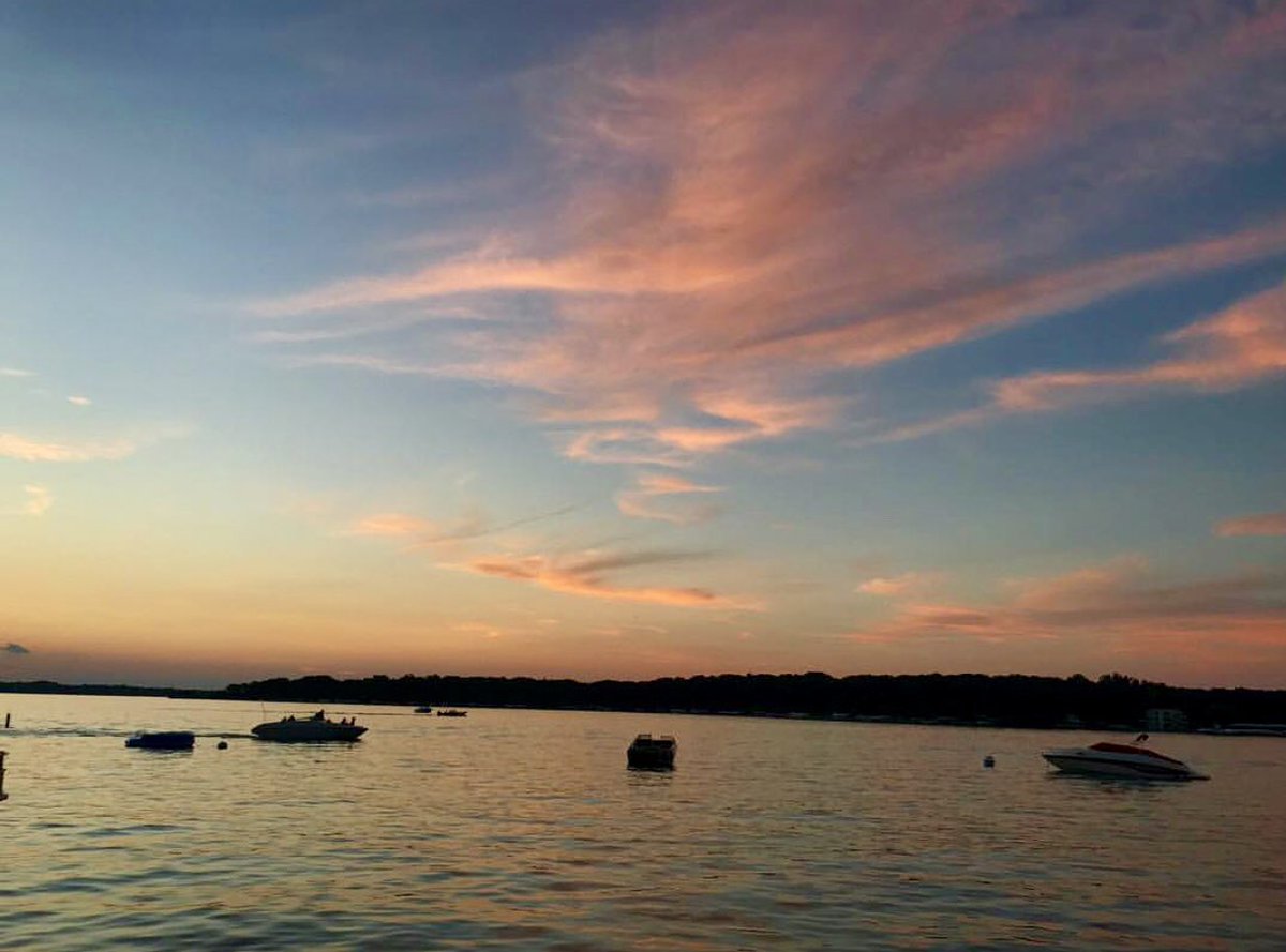 On the water from dusk ‘til dawn 🌅